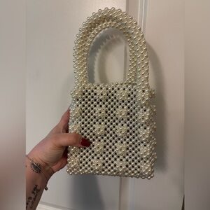 Pearl evening bag